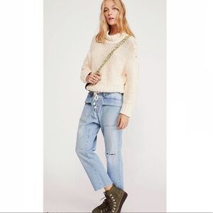 Free People City Slouch Tapered Jeans